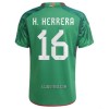 Camisola México H.HERRERA 16 Homen Equipamento 1ª Mundial 2022