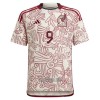 Camisola México Raul 9 Homen Equipamento 2ª Mundial 2022