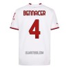 Camisola AC Milan Bennacer 4 Homen Equipamento 2ª 22/23