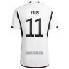 Camisola Alemanha Reus 11 Homen Equipamento 1ª Mundial 2022