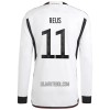 Camisola Alemanha Reus 11 Manga Comprida Homen Equipamento 1ª Mundial 2022