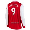 Camisola Arsenal Lacazette 9 Manga Comprida Homen Equipamento 1ª 22/23