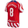 Camisola Atlético Madrid Griezmann 8 Homen Equipamento 1ª 22/23