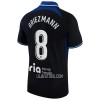 Camisola Atlético Madrid Griezmann 8 Homen Equipamento 2ª 22/23