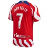 Camisola Atlético Madrid Joao Felix 7 Homen Equipamento 1ª 22/23