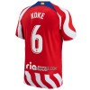 Camisola Atlético Madrid Koke 6 Homen Equipamento 1ª 22/23