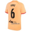 Camisola Atlético Madrid Koke 6 Homen Equipamento 3ª 22/23