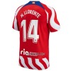 Camisola Atlético Madrid M. Llorente 14 Homen Equipamento 1ª 22/23