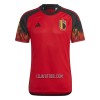 Camisola Bélgica Lukaku 9 Homen Equipamento 1ª Mundial 2022