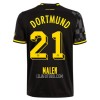 Camisola BVB Borussia Dortmund Malen 21 Homen Equipamento 2ª 22/23