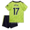 Camisola + Calções Manchester United Fred 17 Criança Equipamento 3ª 22/23