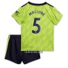 Camisola + Calções Manchester United Maguire 5 Criança Equipamento 3ª 22/23