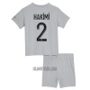 Camisola + Calções Paris Saint-Germain Hakimi 2 Criança Equipamento 2ª 22/23