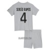 Camisola + Calções Paris Saint-Germain Sergio Ramos 4 Criança Equipamento 2ª 22/23