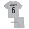 Camisola + Calções Paris Saint-Germain Verratti 6 Criança Equipamento 2ª 22/23