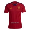 Camisola Espanha Morata 7 Homen Equipamento 1ª Mundial 2022