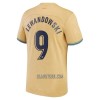 Camisola FC Barcelona Lewandowski 9 Homen Equipamento 2ª 22/23