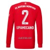 Camisola FC Bayern de Munique Upamecano 2 Manga Comprida Homen Equipamento 1ª 22/23