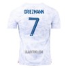 Camisola França Griezmann 7 Homen Equipamento 2ª Mundial 2022