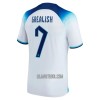 Camisola Inglaterra Grealish 7 Homen Equipamento 1ª Mundial 2022