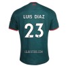 Camisola Liverpool Luis Diaz 23 Homen Equipamento 3ª 22/23