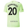 Camisola Manchester City Bernardo 20 Homen Equipamento 3ª 22/23