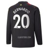 Camisola Manchester City Bernardo 20 Manga Comprida Homen Equipamento 2ª 22/23