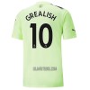 Camisola Manchester City Grealish 10 Homen Equipamento 3ª 22/23