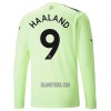 Camisola Manchester City Haaland 9 Manga Comprida Homen Equipamento 3ª 22/23