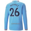 Camisola Manchester City Mahrez 26 Manga Comprida Homen Equipamento 1ª 22/23