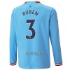 Camisola Manchester City Ruben 3 Manga Comprida Homen Equipamento 1ª 22/23