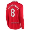 Camisola Manchester United Bruno Fernandes 8 Manga Comprida Homen Equipamento 1ª 22/23