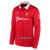 Camisola Manchester United Bruno Fernandes 8 Manga Comprida Homen Equipamento 1ª 22/23