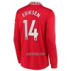 Camisola Manchester United Eriksen 14 Manga Comprida Homen Equipamento 1ª 22/23