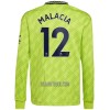 Camisola Manchester United Malacia 12 Manga Comprida Homen Equipamento 3ª 22/23