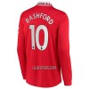 Camisola Manchester United Rashford 10 Manga Comprida Homen Equipamento 1ª 22/23