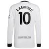 Camisola Manchester United Rashford 10 Manga Comprida Homen Equipamento 2ª 22/23