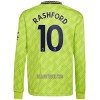 Camisola Manchester United Rashford 10 Manga Comprida Homen Equipamento 3ª 22/23