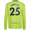 Camisola Manchester United Sancho 25 Manga Comprida Homen Equipamento 3ª 22/23