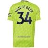 Camisola Manchester United Van De Beek 34 Homen Equipamento 3ª 22/23