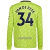 Camisola Manchester United Van De Beek 34 Manga Comprida Homen Equipamento 3ª 22/23