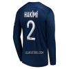 Camisola Paris Saint-Germain Hakimi 2 Manga Comprida Homen Equipamento 1ª 22/23