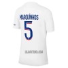 Camisola Paris Saint-Germain Marquinhos 5 Homen Equipamento 3ª 22/23