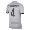 Camisola Paris Saint-Germain Sergio Ramos 4 Homen Equipamento 2ª 22/23