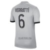 Camisola Paris Saint-Germain Verratti 6 Homen Equipamento 2ª 22/23