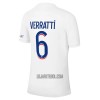 Camisola Paris Saint-Germain Verratti 6 Homen Equipamento 3ª 22/23