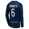 Camisola Paris Saint-Germain Verratti 6 Manga Comprida Homen Equipamento 1ª 22/23