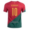 Camisola Portugal Bernardo 10 Homen Equipamento 1ª Mundial 2022