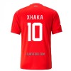 Camisola Suíça Xhaka 10 Homen Equipamento 1ª Mundial 2022