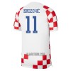 Camisola Croácia Brozovic 11 Homen Equipamento 1ª Mundial 2022